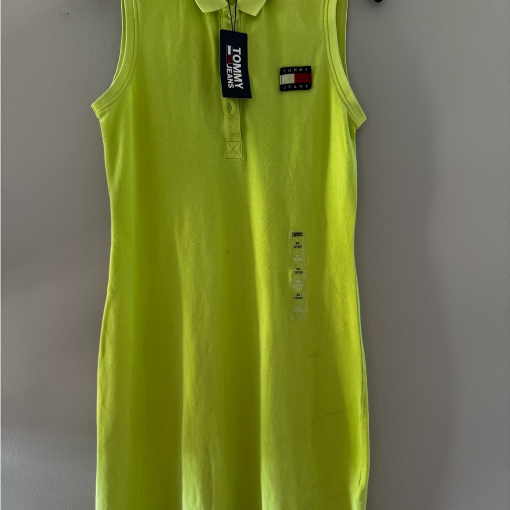 Tommy Hilfiger Kids Dress in Bright Yellow